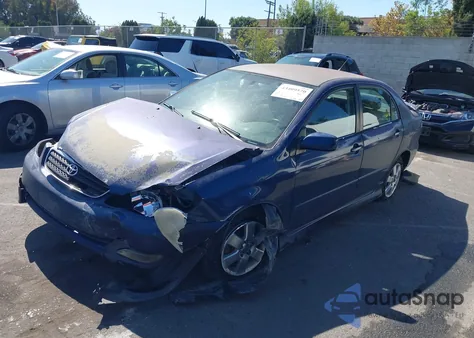 2005 Toyota Corolla S z USA, uszkodzony, nr VIN 1NXBR32E85Z562040